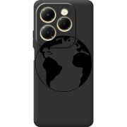 Черный чехол BoxFace Infinix Hot 40 Earth