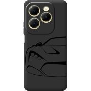 Черный чехол BoxFace Infinix Hot 40 Sportcar