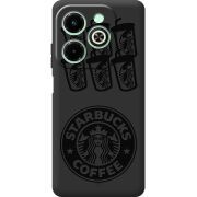 Черный чехол BoxFace Infinix Hot 40i Black Coffee