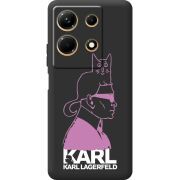 Черный чехол BoxFace Infinix Note 30 4G Pink Karl