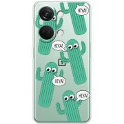 Прозрачный чехол BoxFace OnePlus Nord 3 5G с 3D-глазками HIYA