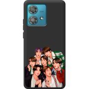 Черный чехол BoxFace Motorola Edge 40 Neo BTS