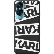 Черный чехол BoxFace Huawei Honor 90 Lite White Karl