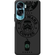 Черный чехол BoxFace Huawei Honor 90 Lite Dark Coffee
