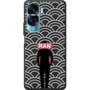 Черный чехол BoxFace Huawei Honor 90 Lite Man Pattern