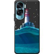 Черный чехол BoxFace Huawei Honor 90 Lite Lighthouse