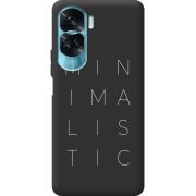 Черный чехол BoxFace Huawei Honor 90 Lite Minimalistic