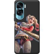 Черный чехол BoxFace Huawei Honor 90 Lite Happy Harley Quinn