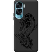 Черный чехол BoxFace Huawei Honor 90 Lite Snake