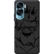 Черный чехол BoxFace Huawei Honor 90 Lite Bear King