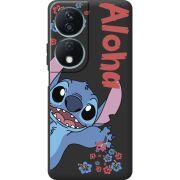 Черный чехол BoxFace Honor X7b Гавайський гість Stich