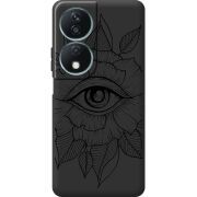 Черный чехол BoxFace Honor X7b Eye