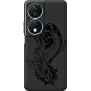 Черный чехол BoxFace Honor X7b Snake
