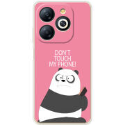 Чехол BoxFace Infinix Smart 8 Dont Touch My Phone Panda