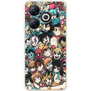 Чехол BoxFace Infinix Smart 8 Anime Stickers