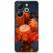 Чехол BoxFace Infinix Smart 8 Exquisite Orange Flowers
