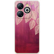 Чехол BoxFace Infinix Smart 8 Gold Leaves