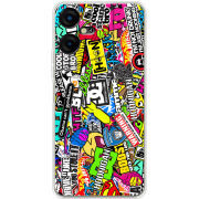 Чехол BoxFace Tecno POVA Neo 3 Multicolored Inscriptions
