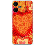 Чехол BoxFace Tecno POVA Neo 3 Warm Hearts
