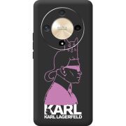 Черный чехол BoxFace Honor Magic 6 Lite 5G Pink Karl