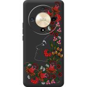 Черный чехол BoxFace Honor Magic 6 Lite 5G 3D Ukrainian Muse