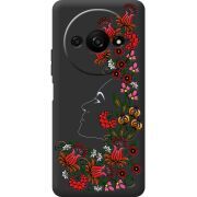 Черный чехол BoxFace Xiaomi Redmi A3 3D Ukrainian Muse