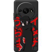 Черный чехол BoxFace Xiaomi Redmi A3 Учиха Итачи
