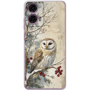 Чехол BoxFace Motorola G24 Power Christmas Owl