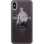 Чехол Uprint Apple iPhone X Sherlock