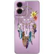 Чехол со стразами Motorola G24 Power Dreamcatcher