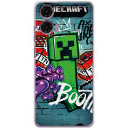 Чехол BoxFace Motorola G04 Minecraft Graffiti