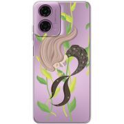 Прозрачный чехол BoxFace Motorola G04 Cute Mermaid