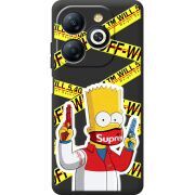 Черный чехол BoxFace Infinix Smart 8 Plus White Bart