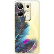 Прозрачный чехол BoxFace Infinix Zero 30 4G Feathers