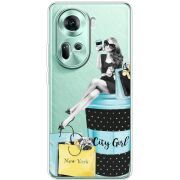 Прозрачный чехол BoxFace OPPO Reno 11 5G City Girl