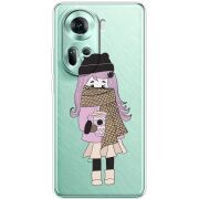 Прозрачный чехол BoxFace OPPO Reno 11 5G Winter Morning Girl