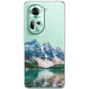 Прозрачный чехол BoxFace OPPO Reno 11 5G Blue Mountain