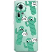 Прозрачный чехол BoxFace OPPO Reno 11 5G с 3D-глазками HIYA