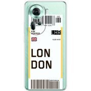 Прозрачный чехол BoxFace OPPO Reno 11 5G Ticket London