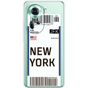 Прозрачный чехол BoxFace OPPO Reno 11 5G Ticket New York