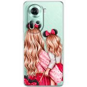 Прозрачный чехол BoxFace OPPO Reno 11 5G Mouse Girls