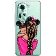 Прозрачный чехол BoxFace OPPO Reno 11 5G Mouse Mommy