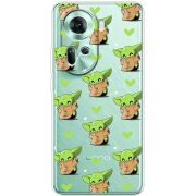 Прозрачный чехол BoxFace OPPO Reno 11 5G Pattern Baby Yoda