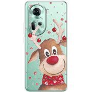 Прозрачный чехол BoxFace OPPO Reno 11 5G Winter Deer
