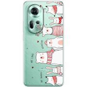 Прозрачный чехол BoxFace OPPO Reno 11 5G The Friendly Beasts
