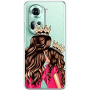 Прозрачный чехол BoxFace OPPO Reno 11 5G Queen and Princess