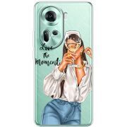 Прозрачный чехол BoxFace OPPO Reno 11 5G Live The Moment