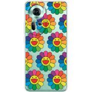 Прозрачный чехол BoxFace OPPO Reno 11 5G Hippie Flowers