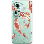 Прозрачный чехол BoxFace OPPO Reno 11 5G Japanese Koi Fish