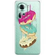Прозрачный чехол BoxFace OPPO Reno 11 5G Donuts